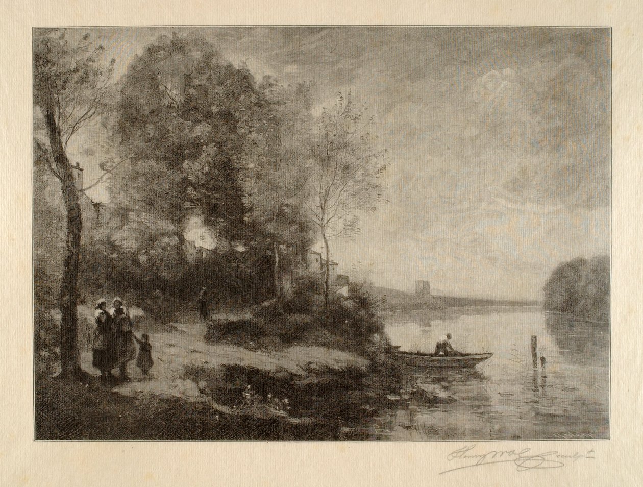 La Riviere a la Tour Lointaine alkotó: Henry Wolf