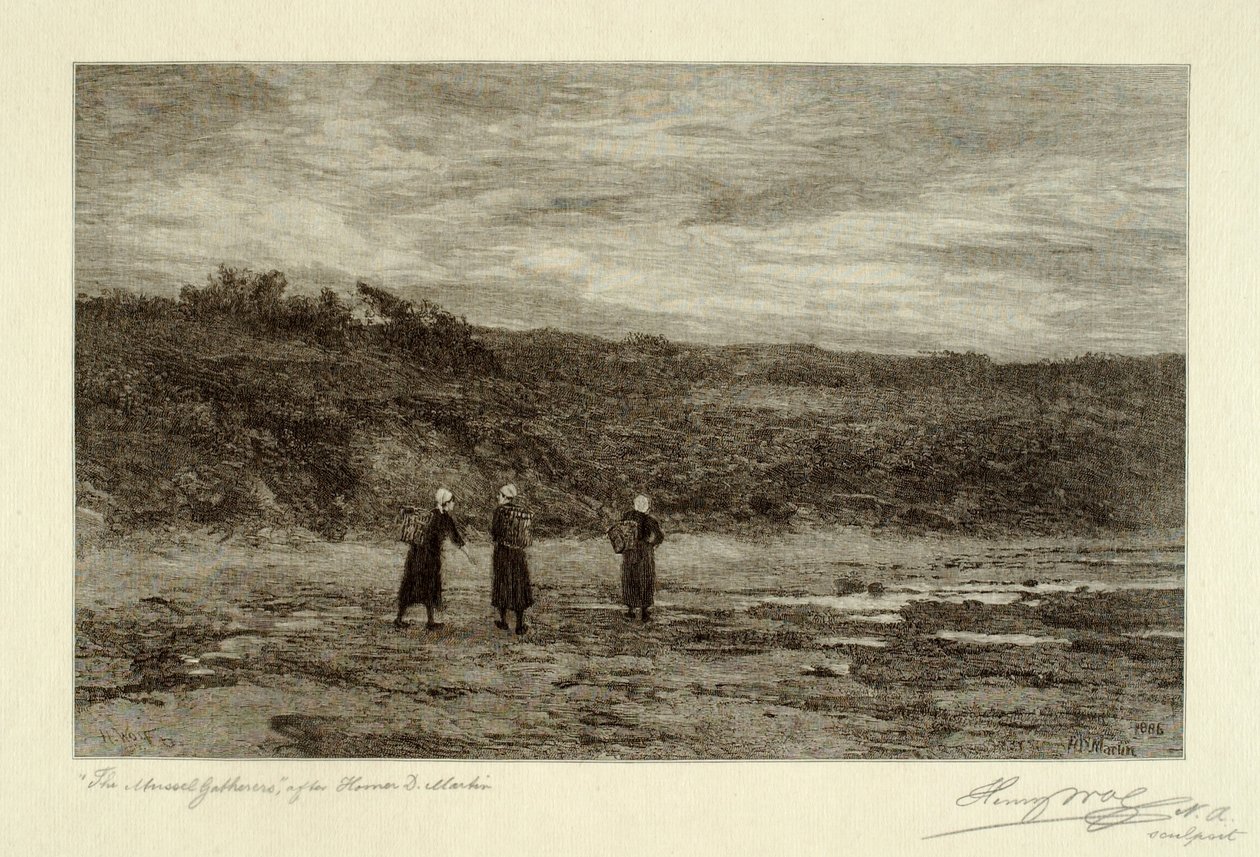 Kagylógyűjtők alkotó: Henry Wolf