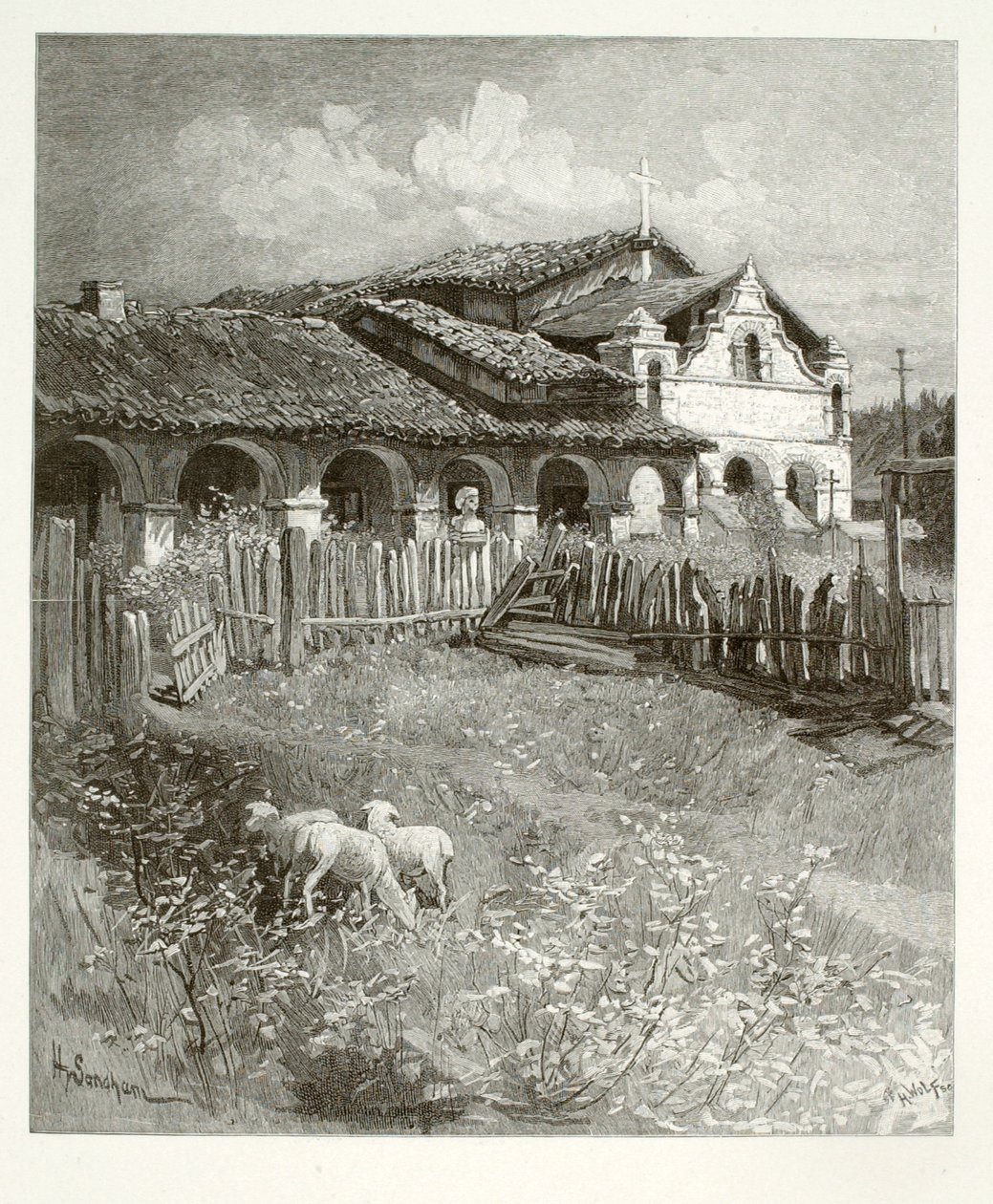 San Antonio misszió alkotó: Henry Wolf