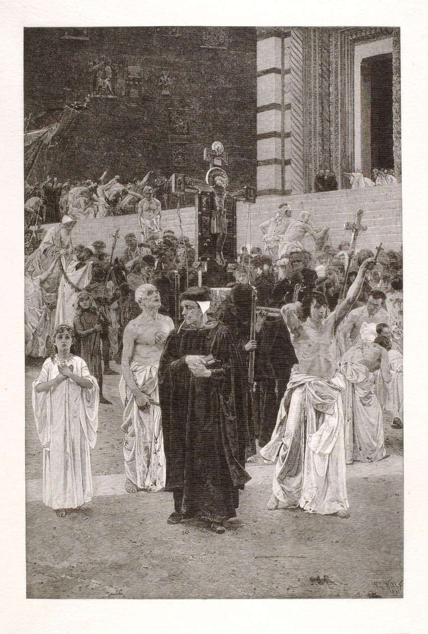 A flagellánsok (részlet) alkotó: Henry Wolf