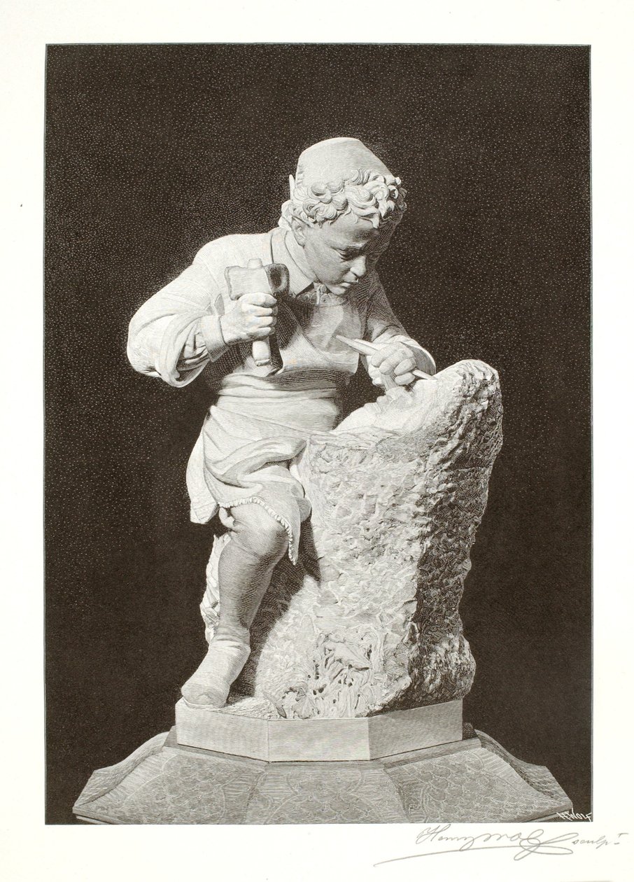 Az ifjú Michelangelo alkotó: Henry Wolf
