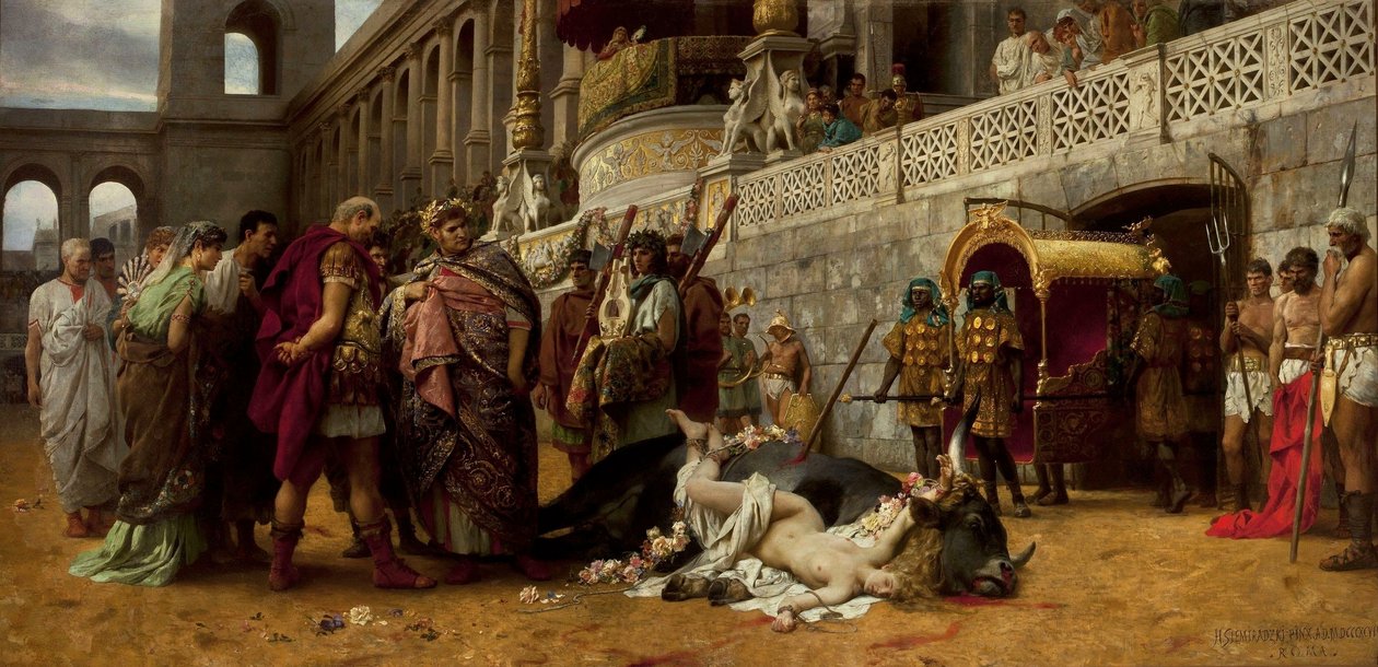 Christian Dirce alkotó: Henryk Siemiradzki