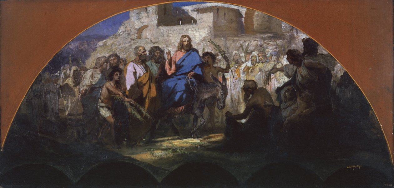 Krisztus próbálkozása Jeruzsálembe, 1876 alkotó: Henryk Siemiradzki