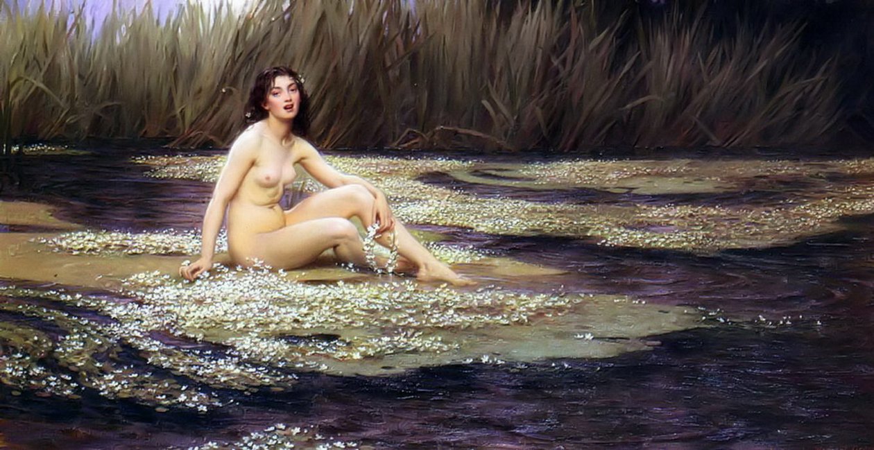 A víz nimfn alkotó: Herbert James Draper