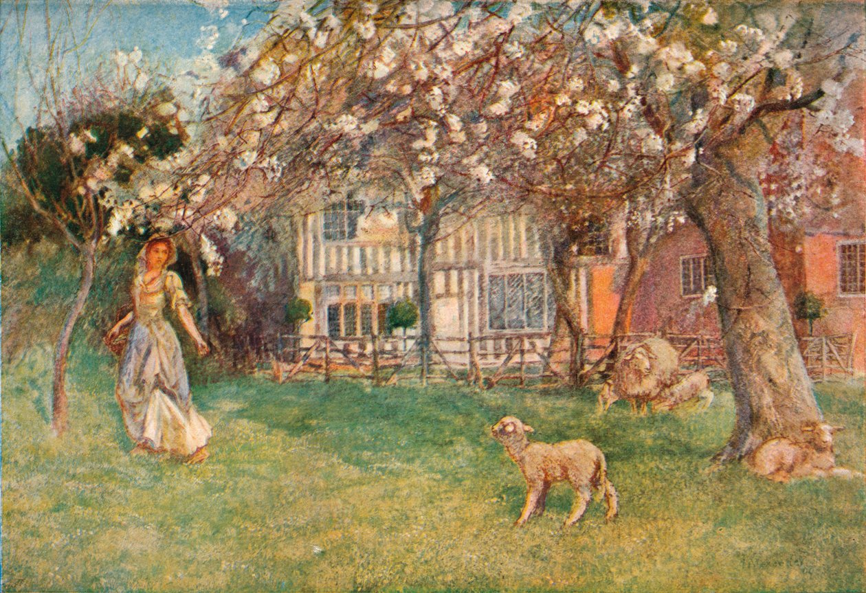 „Bárányok”, c1904 alkotó: Herbert Alexander Collins