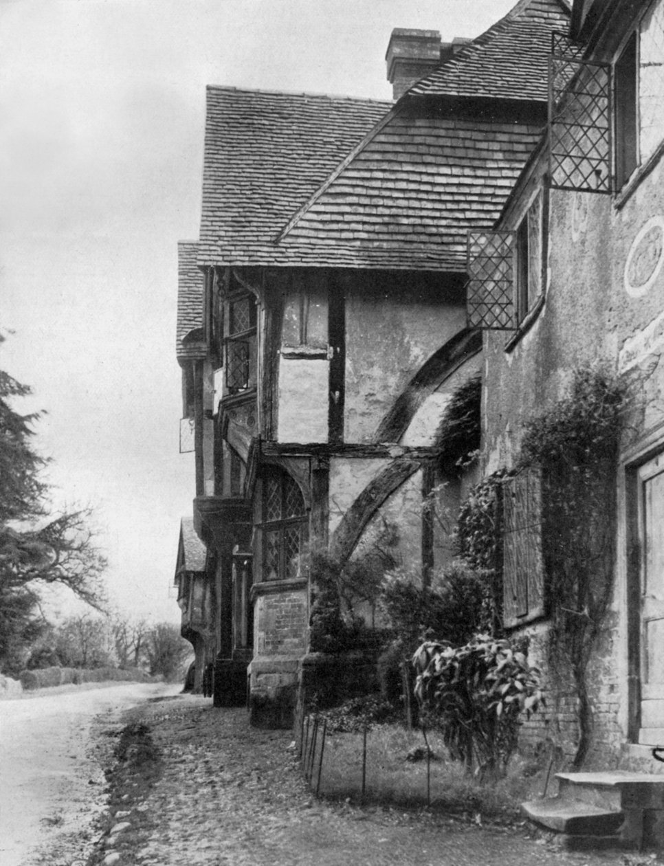 Régi ház Chiddingstone-ban, Kentben, 1924-1926. alkotó: Herbert Felton