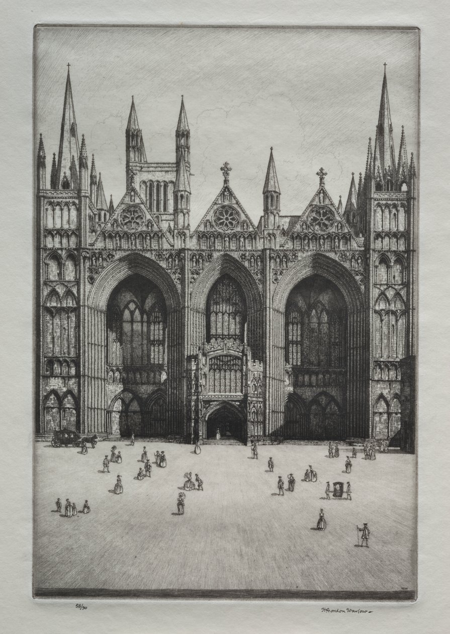 Peterborough katedrális alkotó: Herbert Gordon Warlow