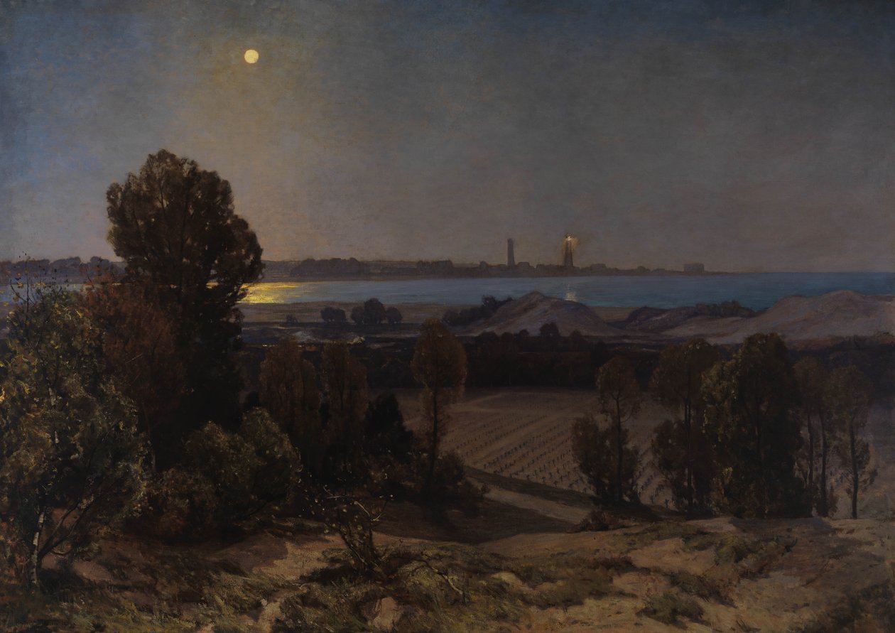 A temető, Pas-de-Calais, 1919 alkotó: Herbert Hughes Stanton