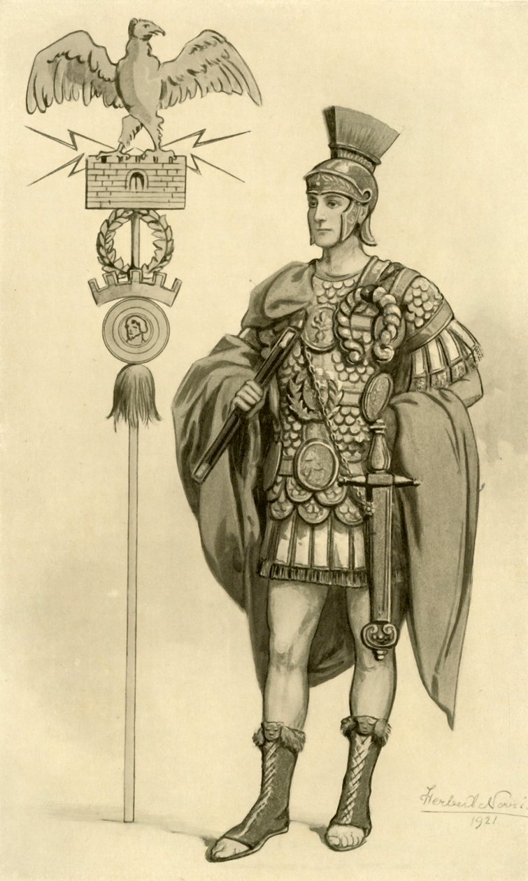 Egy római tábornok, 1924. alkotó: Herbert Norris