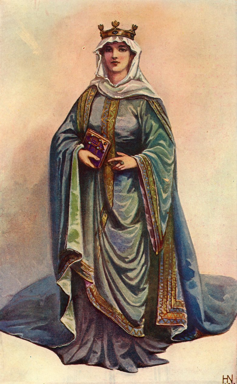 Egy angolszász királynő, 1924. alkotó: Herbert Norris