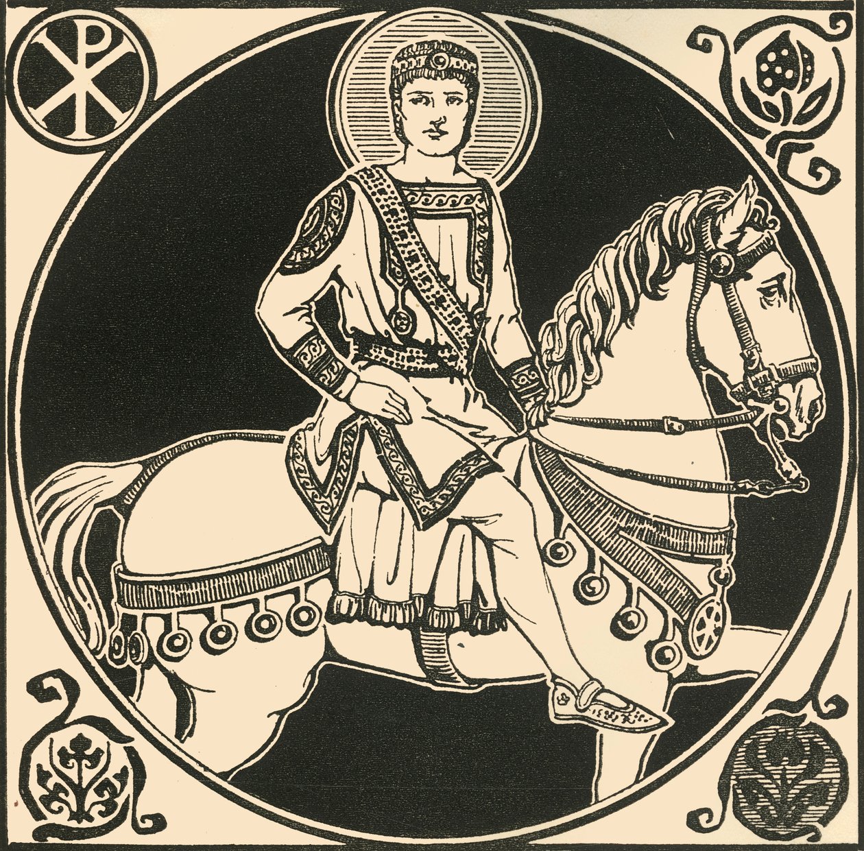 Justinianus császár, 1924. alkotó: Herbert Norris