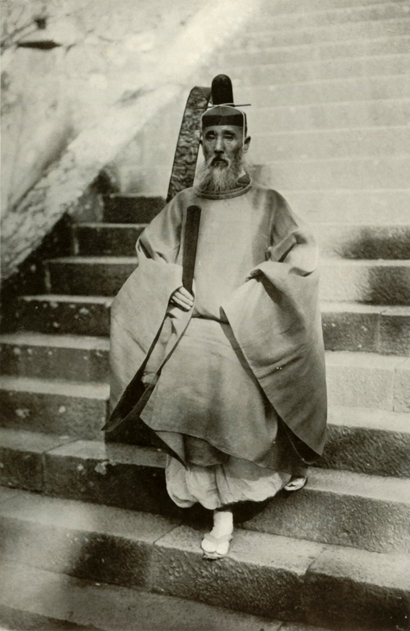 Egy sintó pap, 1910. alkotó: Herbert Ponting