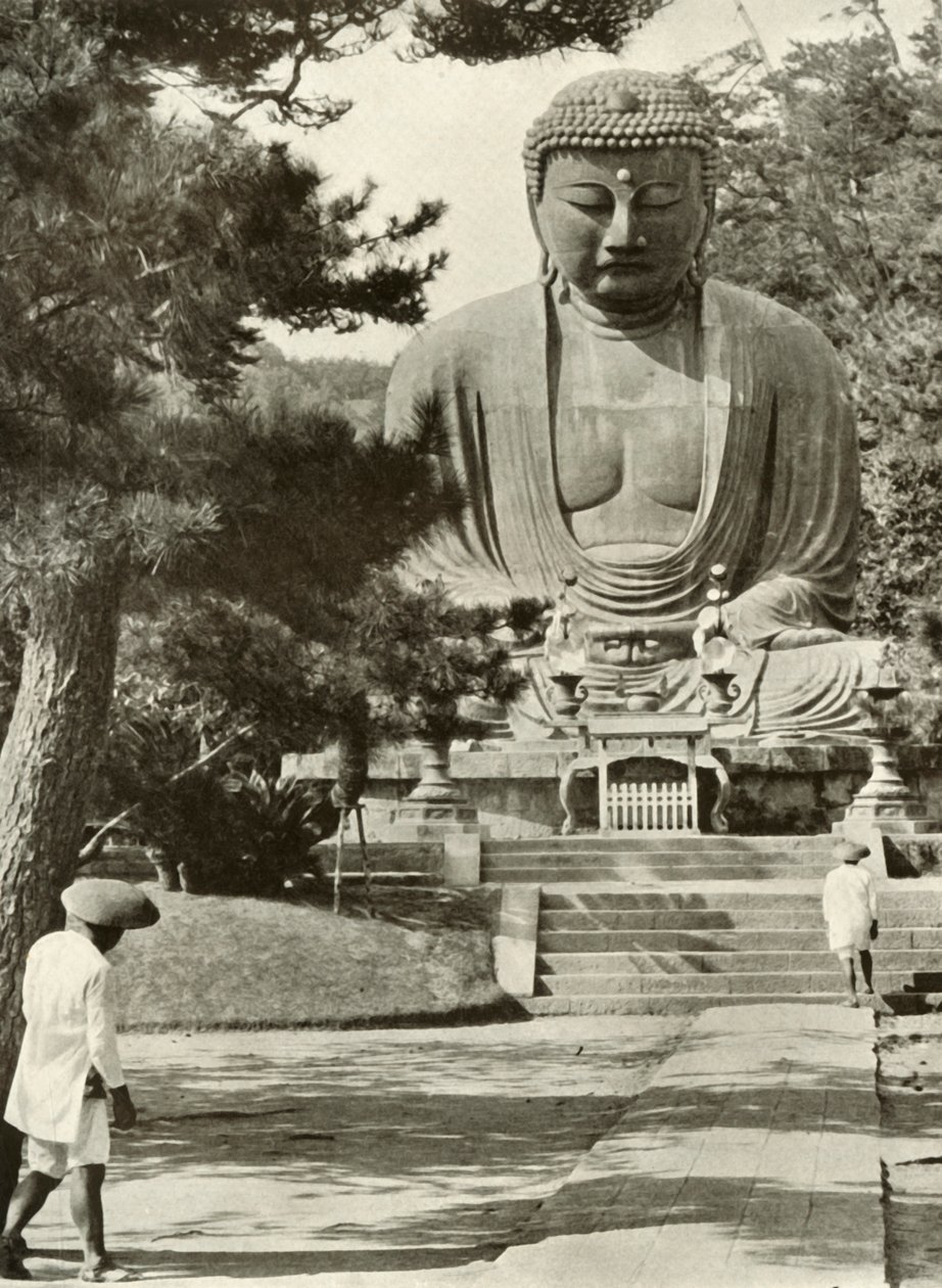 Amida, A Buddha, 1910. alkotó: Herbert Ponting