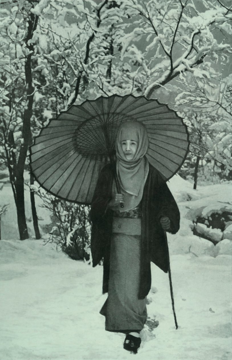 december Japánban, 1910. alkotó: Herbert Ponting