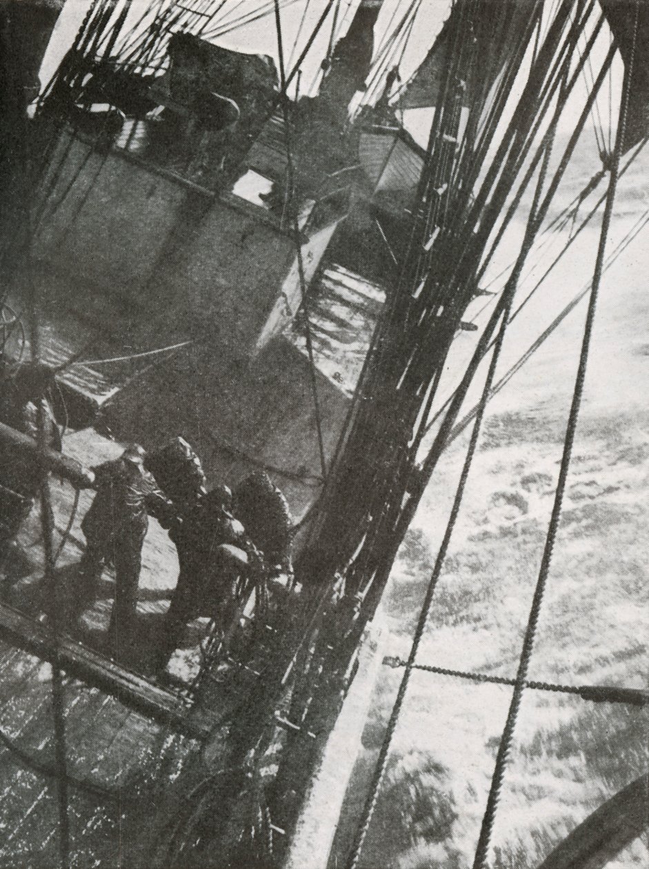 Manning the Pumps, c19101913, 1913 alkotó: Herbert Ponting