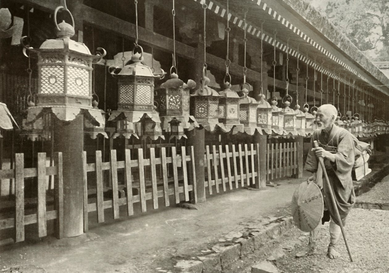 Zarándokúton Narába, 1910. alkotó: Herbert Ponting