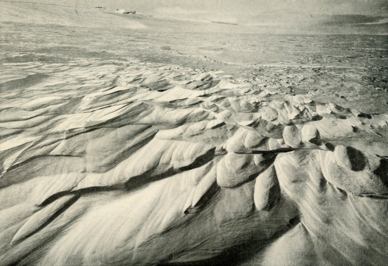 Sastrugi, 1911. február 21., 1913 alkotó: Herbert Ponting