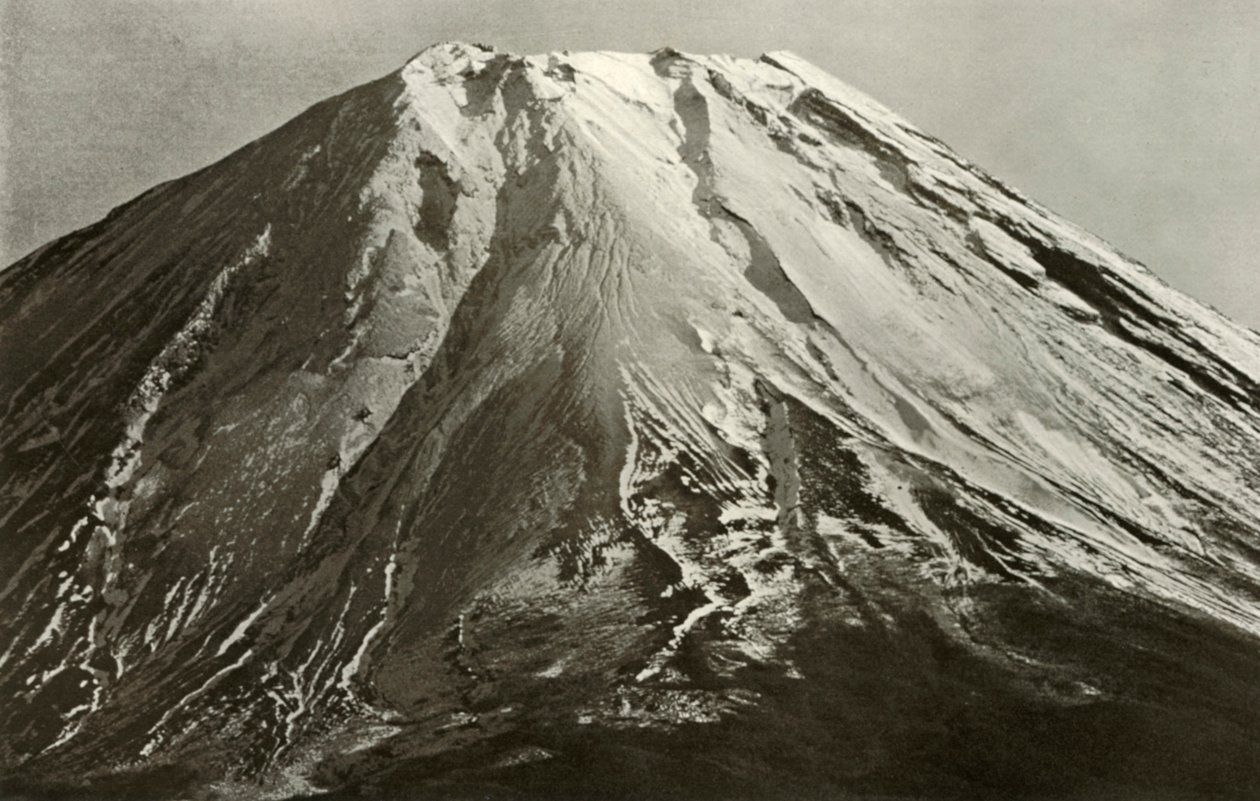 Fuji címere, 1910. alkotó: Herbert Ponting