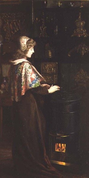A Stúdiókályhánál alkotó: Herbert Sidney
