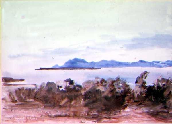 Az öböl túloldalán alkotó: Hercules Brabazon Brabazon