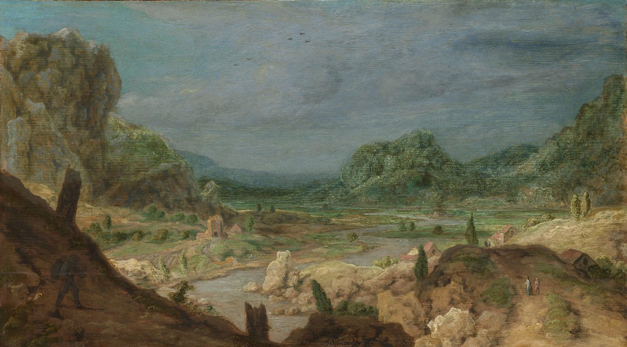 Folyóvölgy, 1626-30 körül alkotó: Hercules Segers
