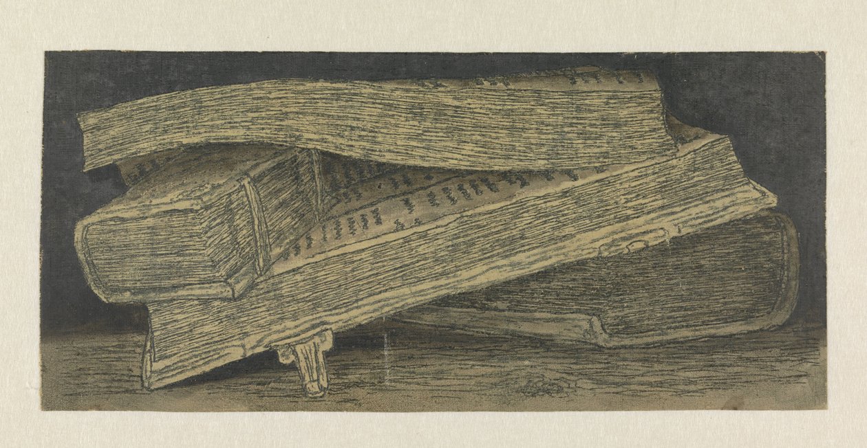 Csendélet könyvekkel alkotó: Hercules Segers