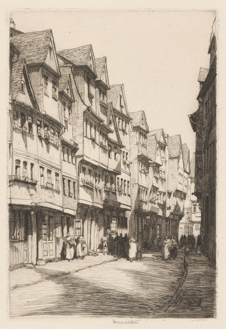 Klostergasse, Frankfurt alkotó: Herman Armour Webster