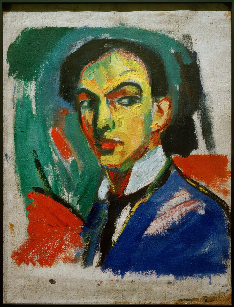 Vázlat önarcképhez alkotó: Hermann Stenner