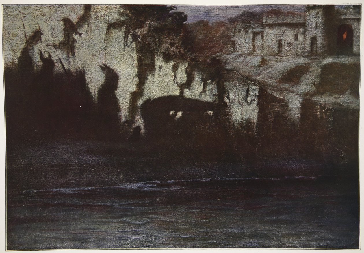 Siegfried temetése, 1906 alkotó: Hermann Hendrich