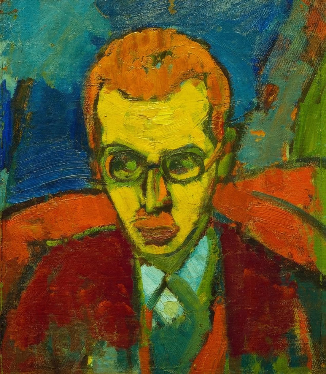 Itten portréja alkotó: Hermann Stenner