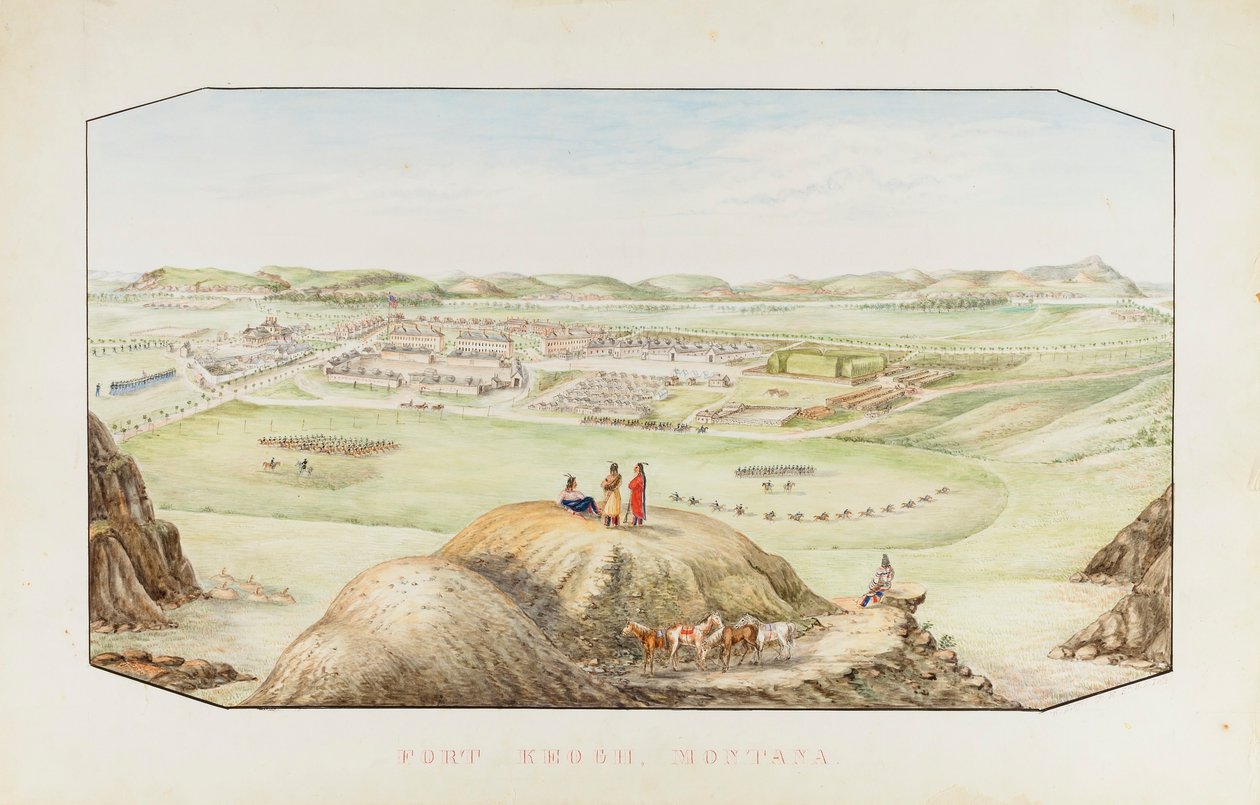 Fort Keogh, Montana Terület alkotó: Hermann Stieffel