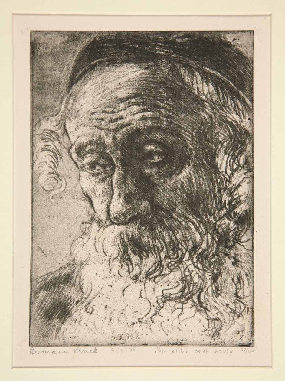Alte Jude aus Jaffa [jaffai zsidó] alkotó: Hermann Struck