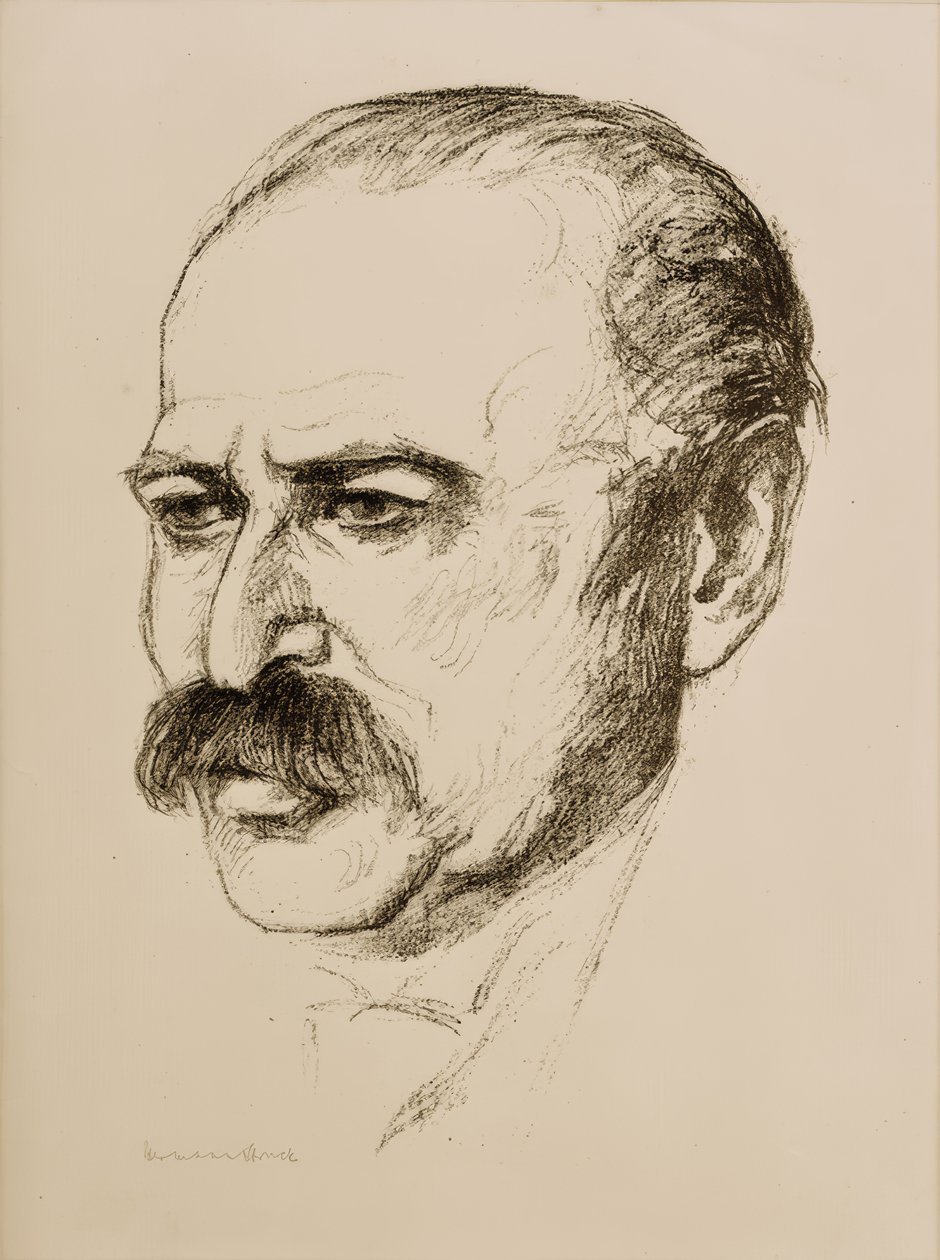 Kis-Ury portréja alkotó: Hermann Struck