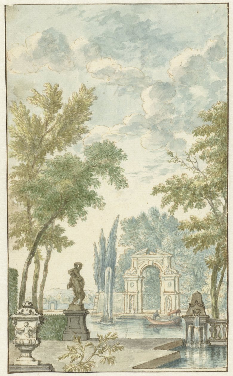 Kert víz funkcióval alkotó: Hermanus Petrus Schouten (possibly)