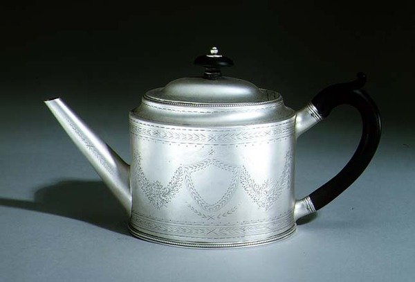 Teáskanna, 1780 (ezüst) alkotó: Hester Bateman