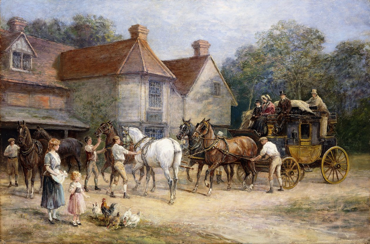 Lócsere, alkotó: Heywood Hardy