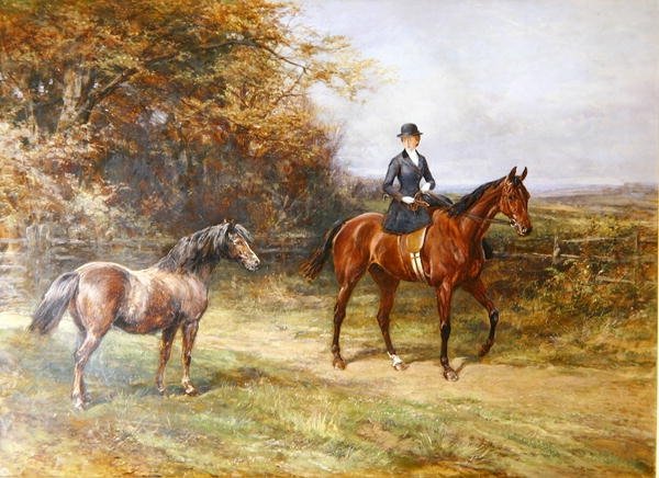Lady Denman (1884-1954) (olaj, vászon) alkotó: Heywood Hardy