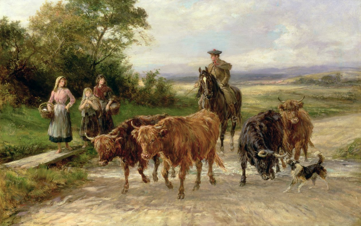 A jóképű drover, 1904 alkotó: Heywood Hardy