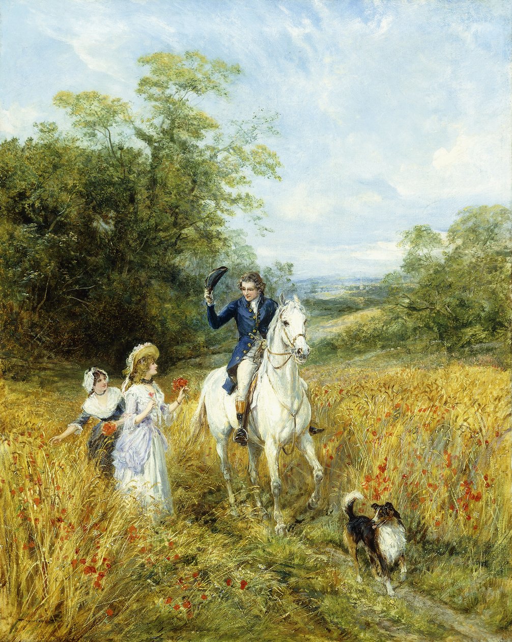 A reggeli utazás, alkotó: Heywood Hardy