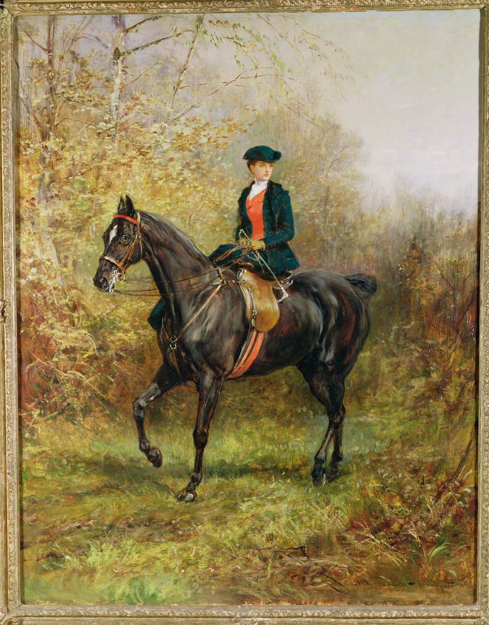 A reggeli utazás, 1891 alkotó: Heywood Hardy