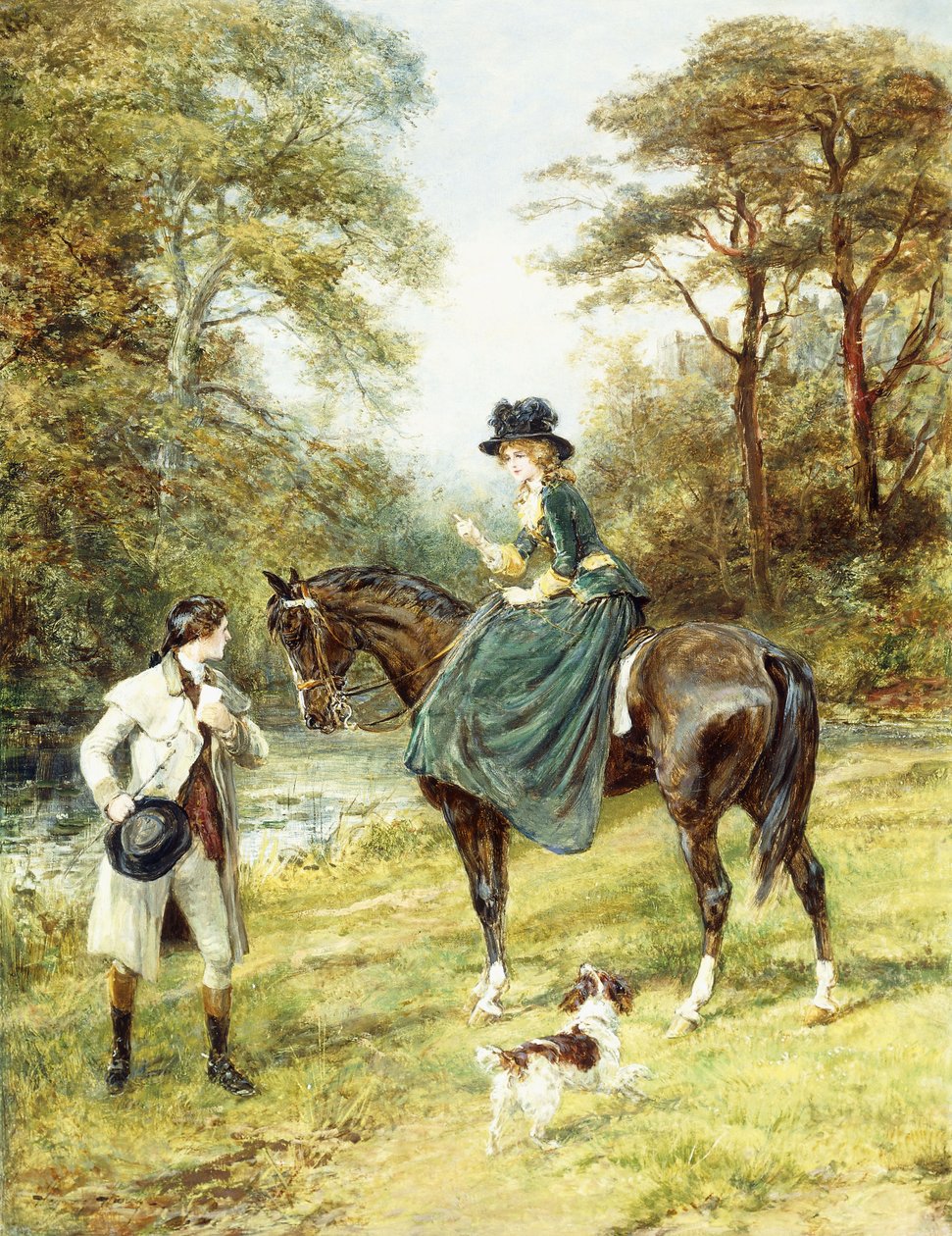 A találkozás, alkotó: Heywood Hardy