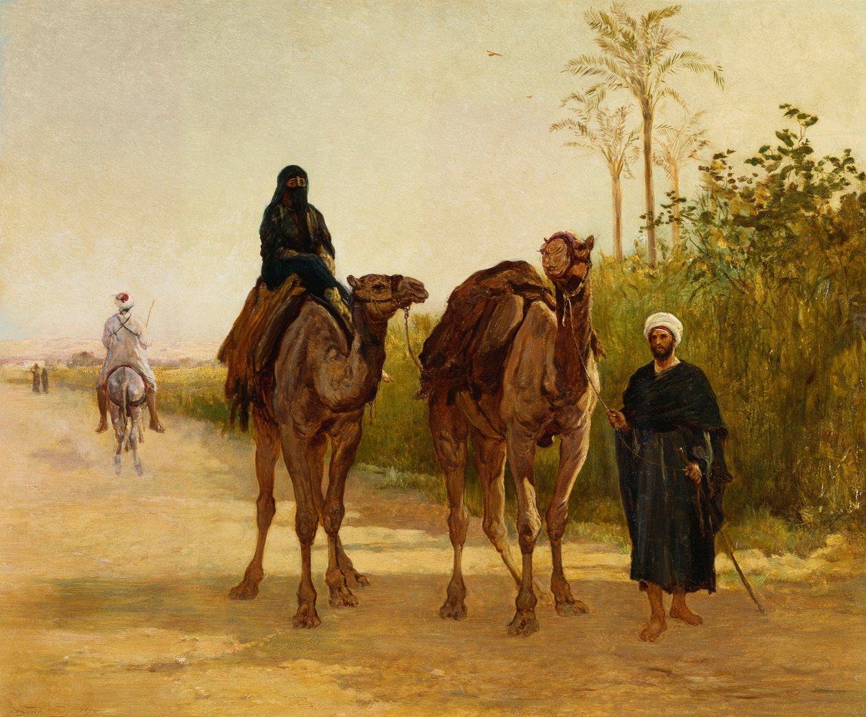 Az utazók, 1874 alkotó: Heywood Hardy