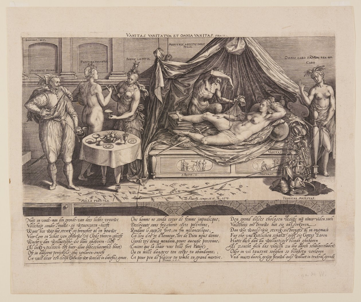 Vanitas alkotó: Hieronymous Wierix