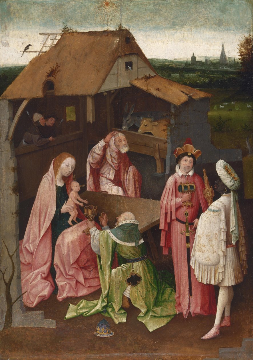 A mágusok imádása alkotó: Hieronymus Bosch