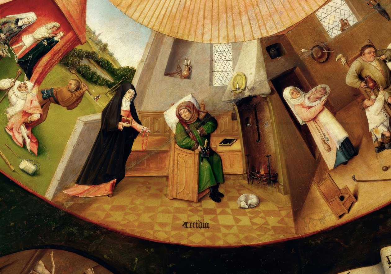 A hét főbűn és a négy utolsó dolog alkotó: Hieronymus Bosch