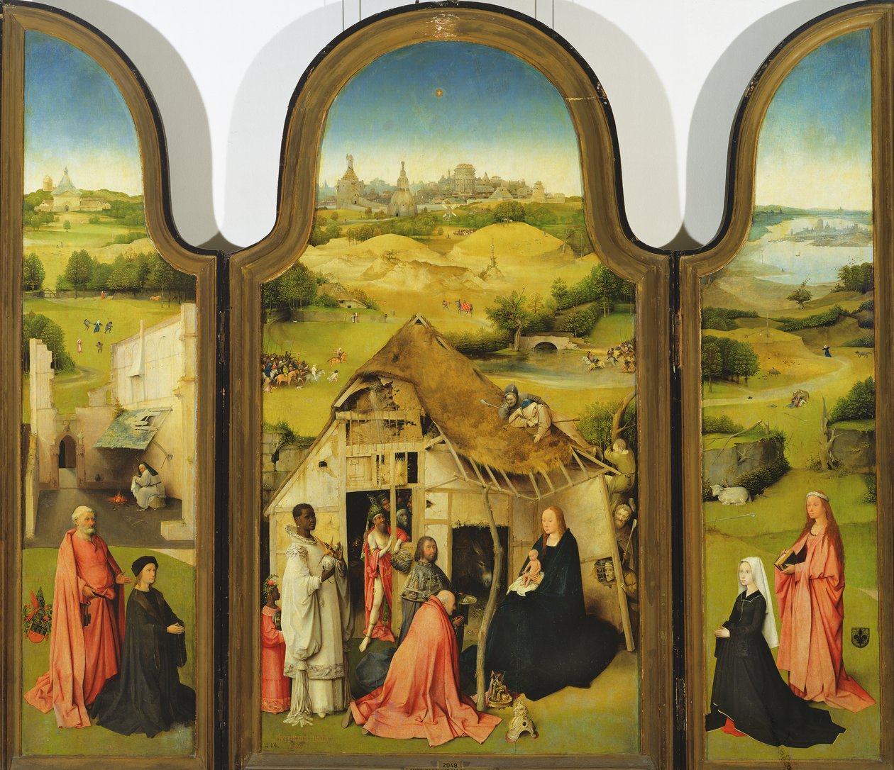 A mágusok imádása, 1510 alkotó: Hieronymus Bosch