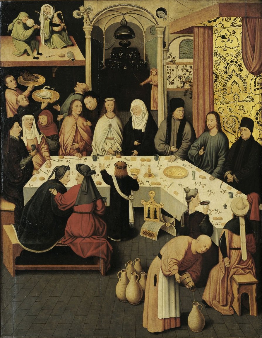A házassági ünnep Kánában alkotó: Hieronymus Bosch