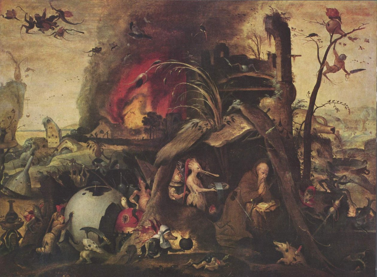 Szent Antal kísértése alkotó: Hieronymus Bosch