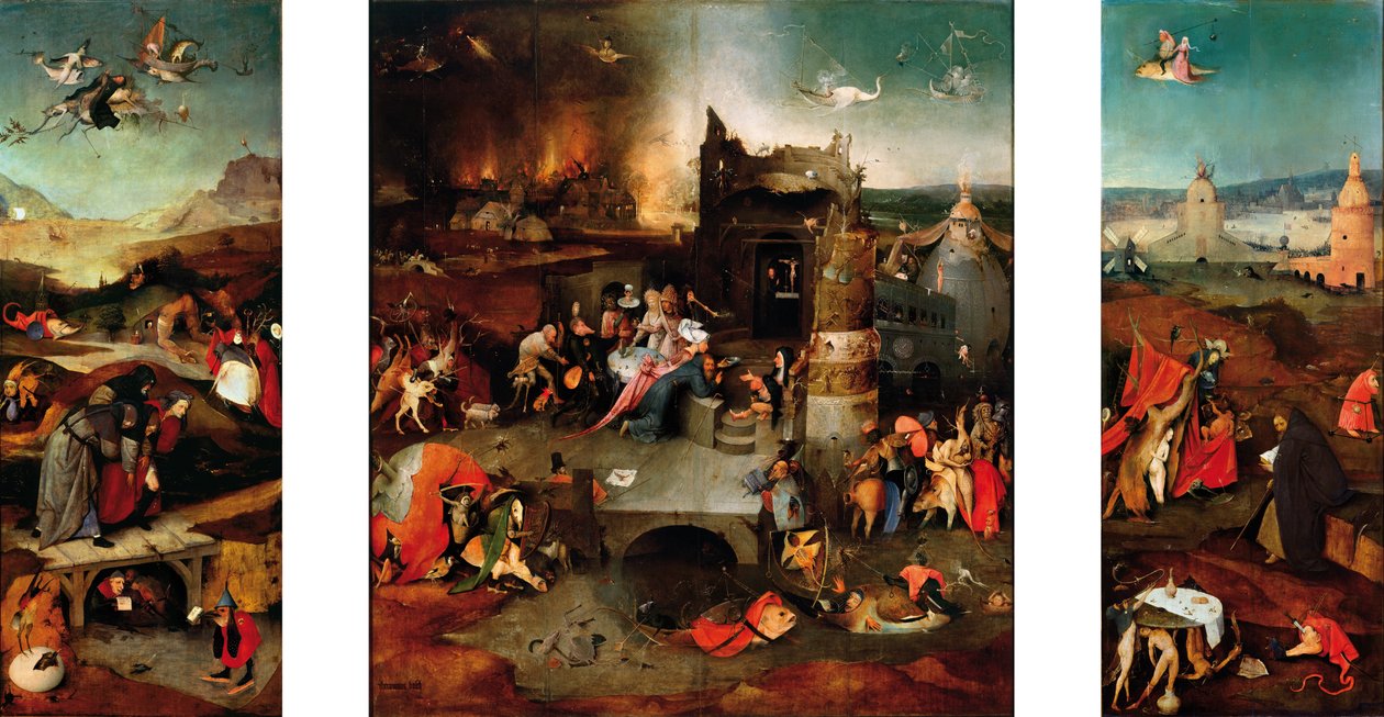 Szent Antal kísértése alkotó: Hieronymus Bosch