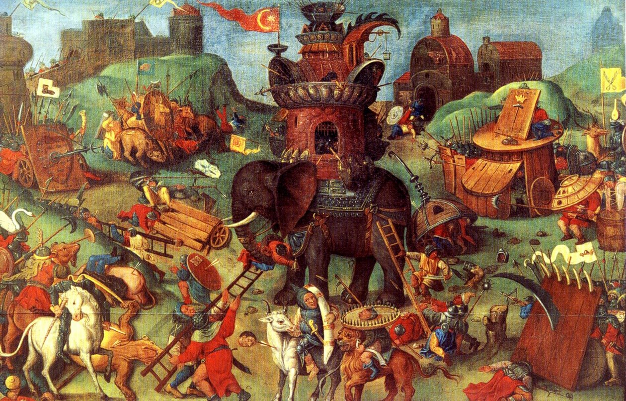 Háborús elefánt alkotó: Hieronymus Bosch